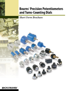 Bourns Precision Potentiometers and Turns-Counting Dials