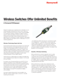 Honeywell Wireless Switches Offer Unlimited Benefits