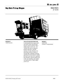 Honeywell Hay Bale Pickup Wagon PDF Thumbnail