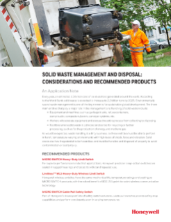 Solid Waste Management and Disposal: Considerations and Recommended Products