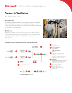 Honeywell Sensors in Ventilators Applicaton Note