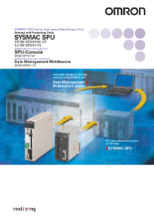 Omron SYSMAC SPU Storage and Processing Units Product Brochure