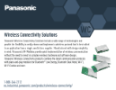 Panasonic Wireless Connectivity Solutions