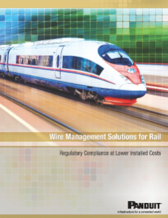 Panduit Wire Management Solutions for Rail
