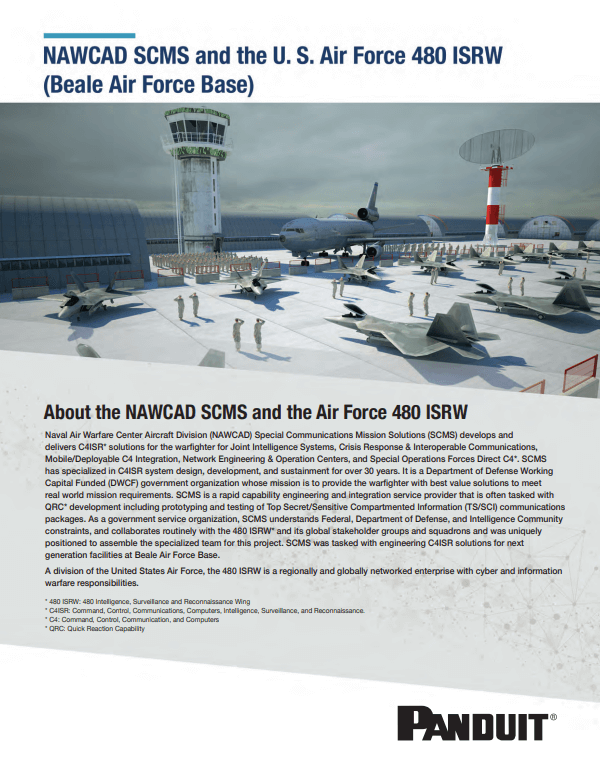 Panduit Beale Air Force Base Case Study PDF Cover
