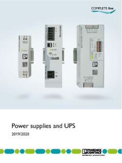Phoenix Contact Power Supplies and UPS for Superior System Availability PDF Thumbnail
