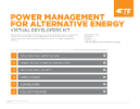 TE Connectivity Power Management for Alternative Energy