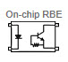 Toshiba Transistor-Output Photocoupler on-chip RBE diagram
