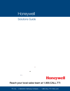 Honeywell Sensing and Control Solutions Guide