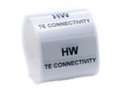 TE Connectivity High Tack White (HW) Polyester Labels